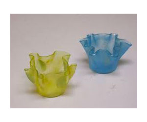 a photo of two pieces of glass