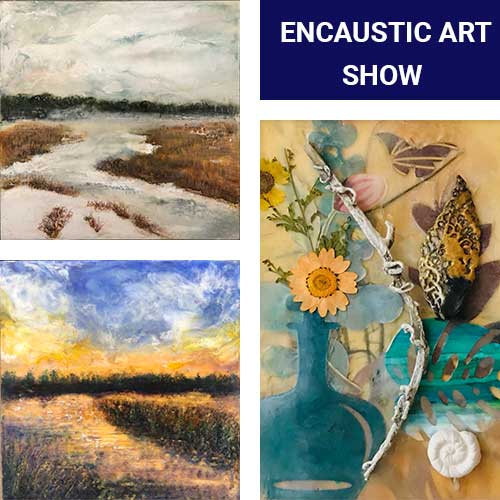 artwork from Exploring Encaustics Art Show 2022