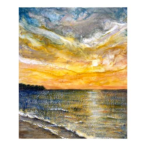 artwork from Exploring Encaustics Art Show 2022