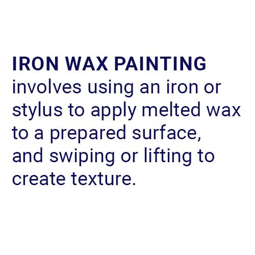 Type of encaustics painting