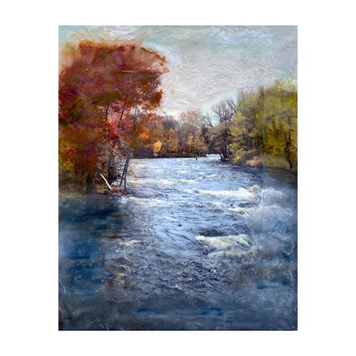 artwork from Exploring Encaustics Art Show 2022