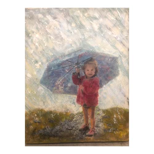 artwork from Exploring Encaustics Art Show 2022