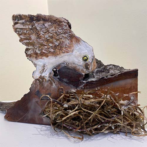 artwork from Exploring Encaustics Art Show 2022