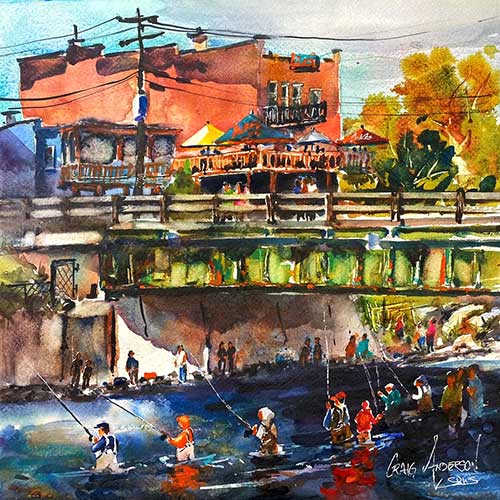 artwork from our Hooked on Salmon River Juried Art Exhibition 2022
