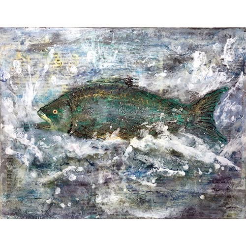 artwork from our Hooked on Salmon River Juried Art Exhibition 2022