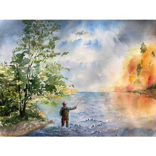 artwork from our Hooked on Salmon River Juried Art Exhibition 2022