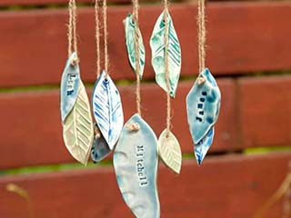 an example of a ceramic wind chime