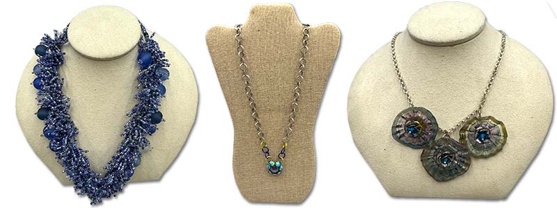 artist made jewelry available at the Fine Arts Center